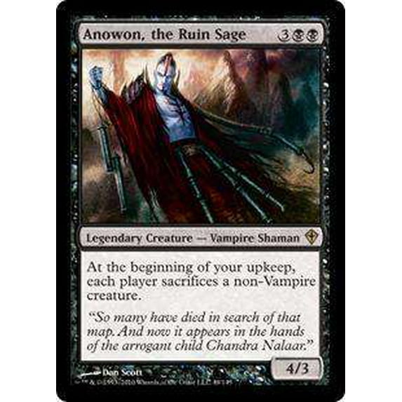 MtG Worldwake Rare Anowon, the Ruin Sage #49