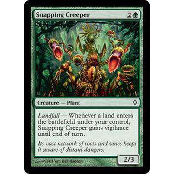 MtG Worldwake Common Snapping Creeper #112