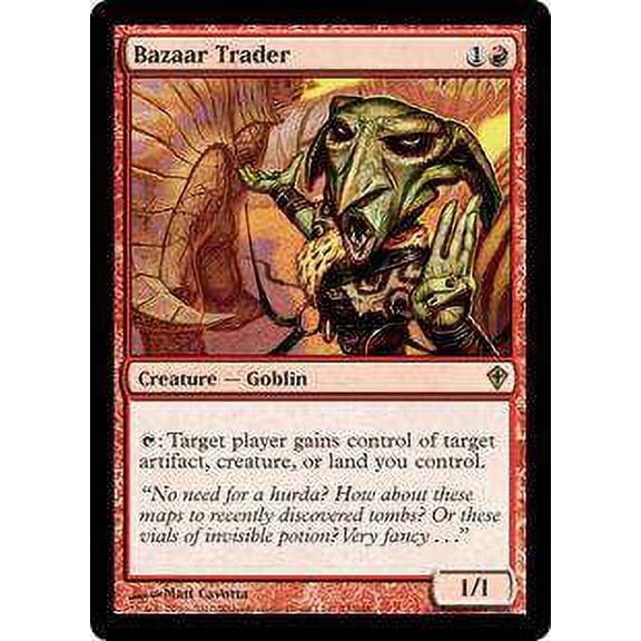 MtG Worldwake Rare Bazaar Trader #72