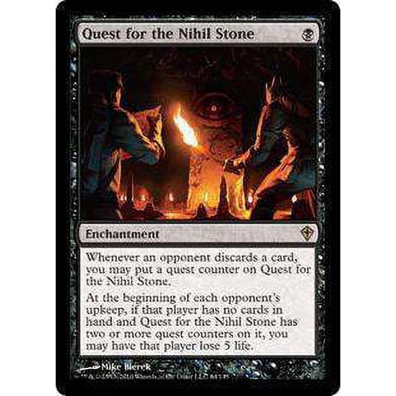 MtG Worldwake Rare Quest for the Nihil Stone #64