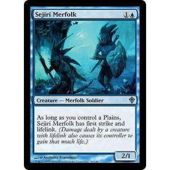 MtG Worldwake Uncommon Sejiri Merfolk #36