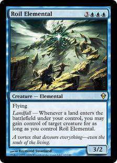 MtG Zendikar Rare Roil Elemental #62