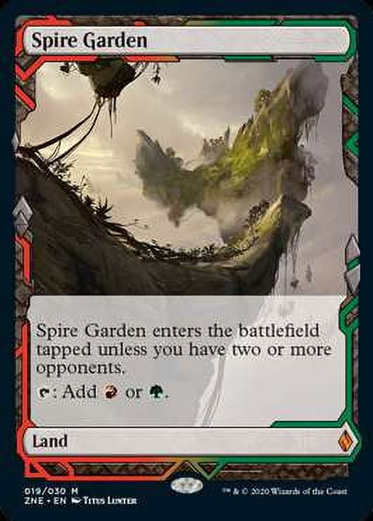 MtG Zendikar Rising Expeditions Mythic Rare Spire Garden #19