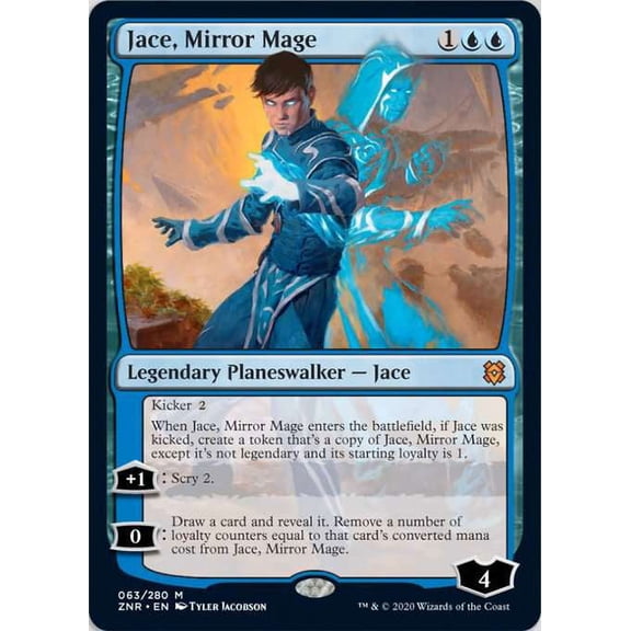 MtG Zendikar Rising Mythic Rare Jace, Mirror Mage (FOIL ) #63