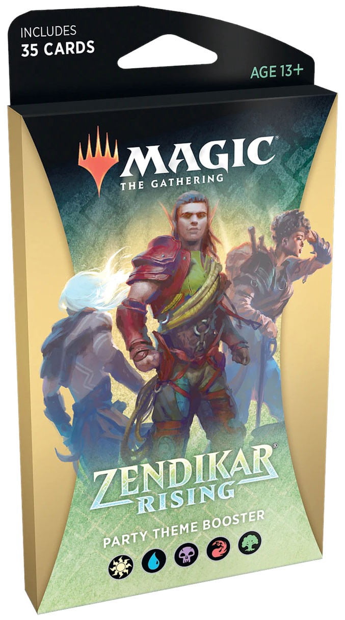 zendikar rising theme booster box Magic: The Gathering Bundle | 10 Draft Packs (150 Cards) | Foil Lands based premise Zendikar Rising Theme Booster Display