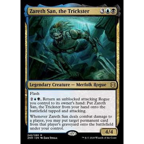 MtG Zendikar Rising Rare Zareth San, the Trickster #242