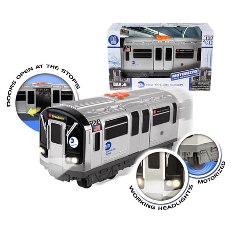 Mta Morotized NYC Subway Car with Lights & Sound & Working Doors