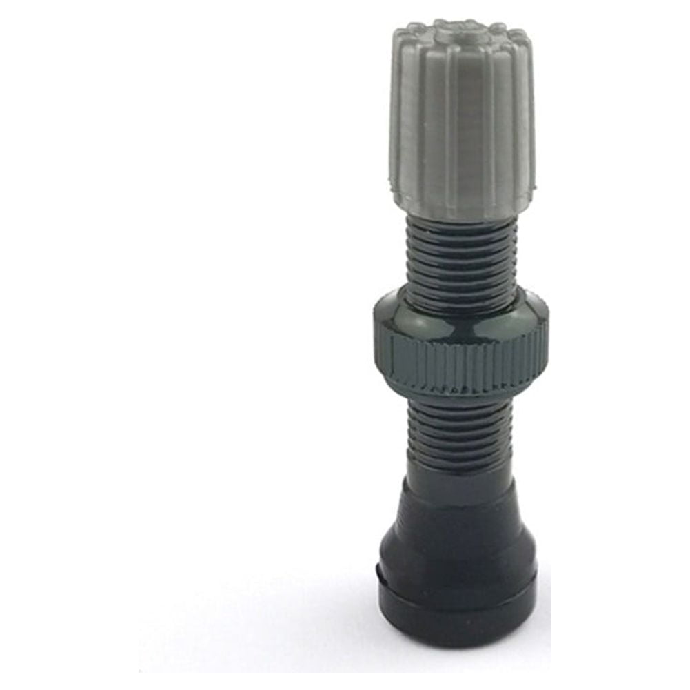Paire De Valves Tubeless 40 Mm Pour Vélo - Base Schrader 10 Mm - Alliage Aluminium Rouge - Valve Amovible