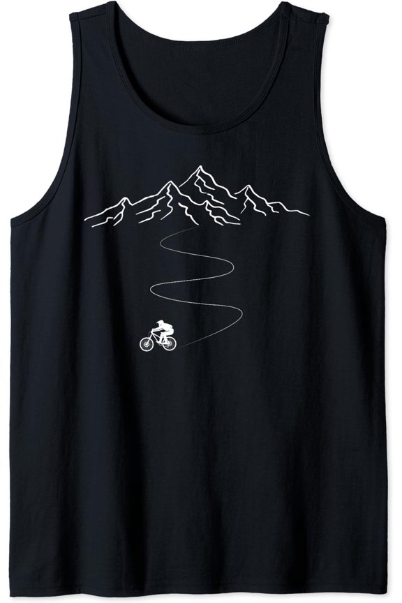 Mtb Biking Single Track Downhill Mountain Bike Gifts For Men Tank Top Size S-3XL