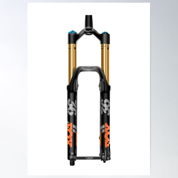 Mtb Forks Poster Wall Art, Modern Wall Decor, 24x36 UNFRAMED