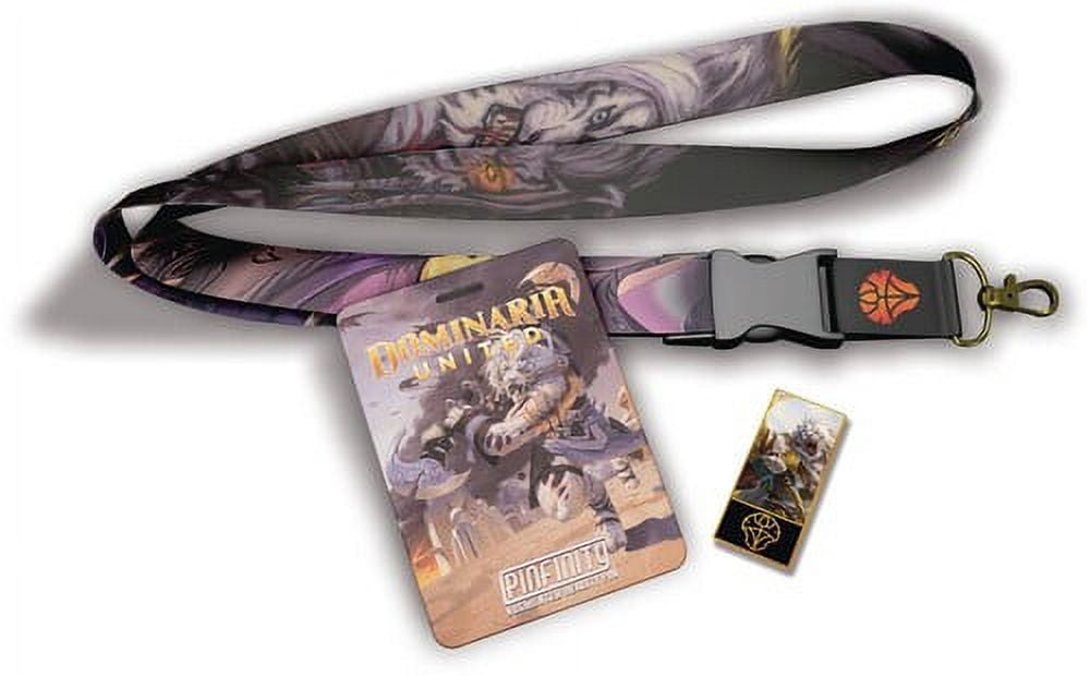Mtg Ltd Ed Dominaria United Ajani Pin & Lanyard Se