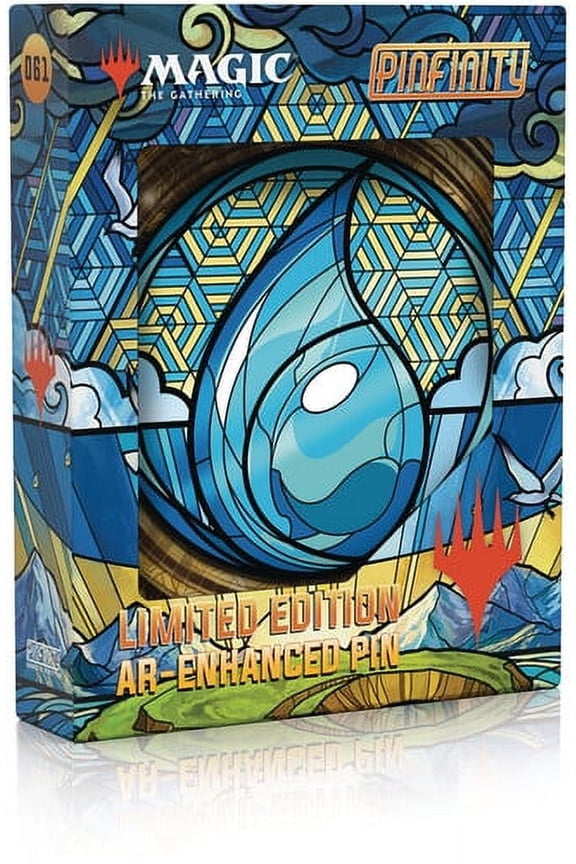 Mtg Stained Glass Island Ltd Ed Ar Pin