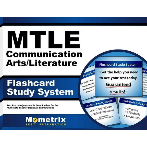 Mtle Communication Arts/Literature Flashcard Study System : Mtle Test Practice Questions & Exam Review for the Minnesota Teacher Licensure Examinations (Cards)