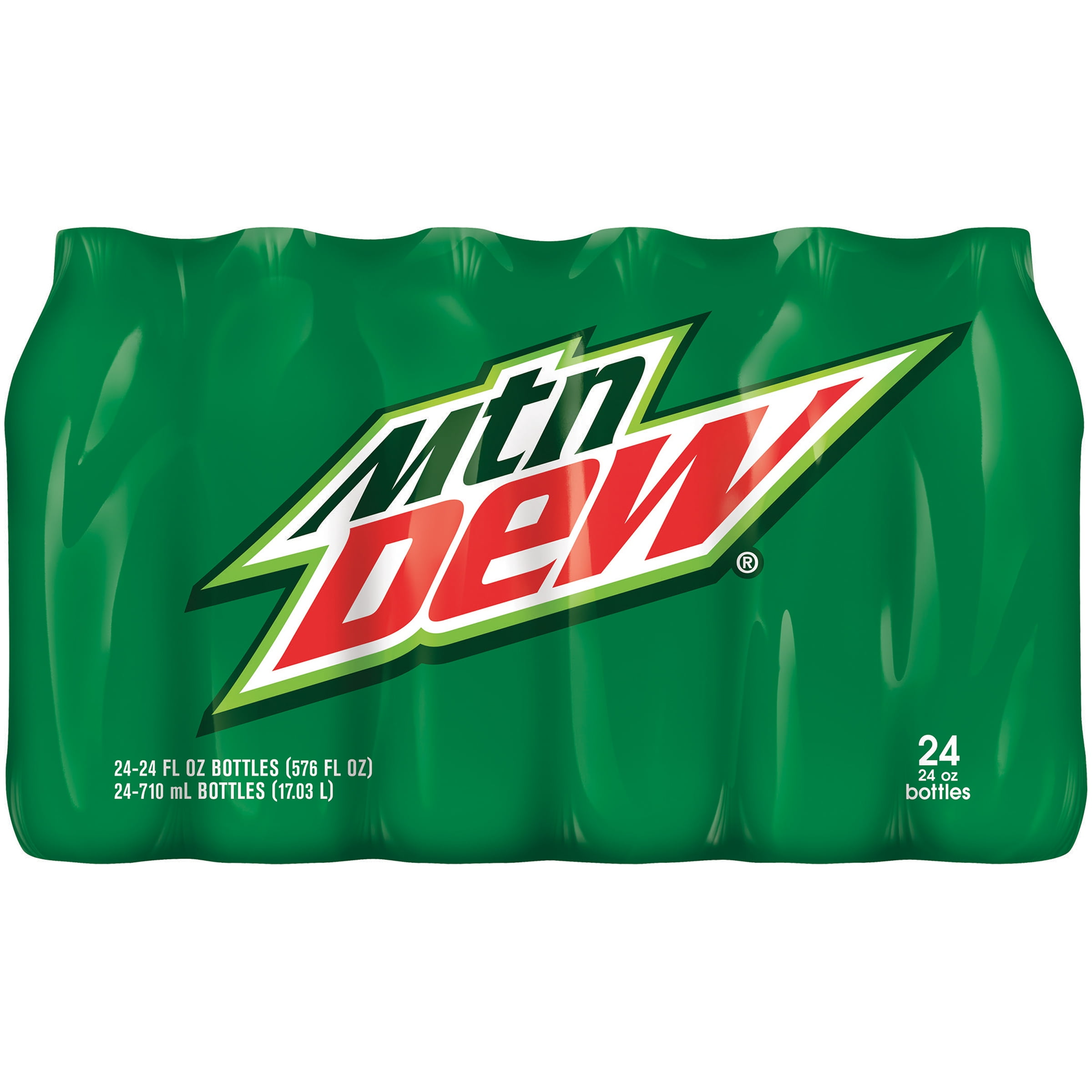 Mtn Dew Soda 24-24 fl. oz. Bottles