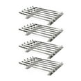 thumbnail image 1 of Mtoye Steven Raichlen Stainless Kabob Rack with Flat Skewers (4-Pack) Bundle, 1 of 6