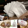 MtsDJSKF 200 Pcs Empty Non Woven Drawstring Tea Bags Disposable Filter