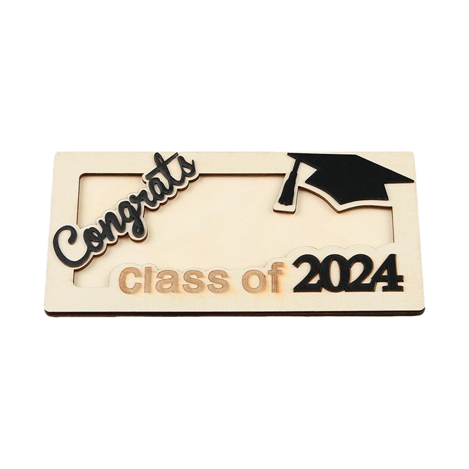 MtsDJSKF Christmas Day 2024 Graduation Wallet Wooden Graduation