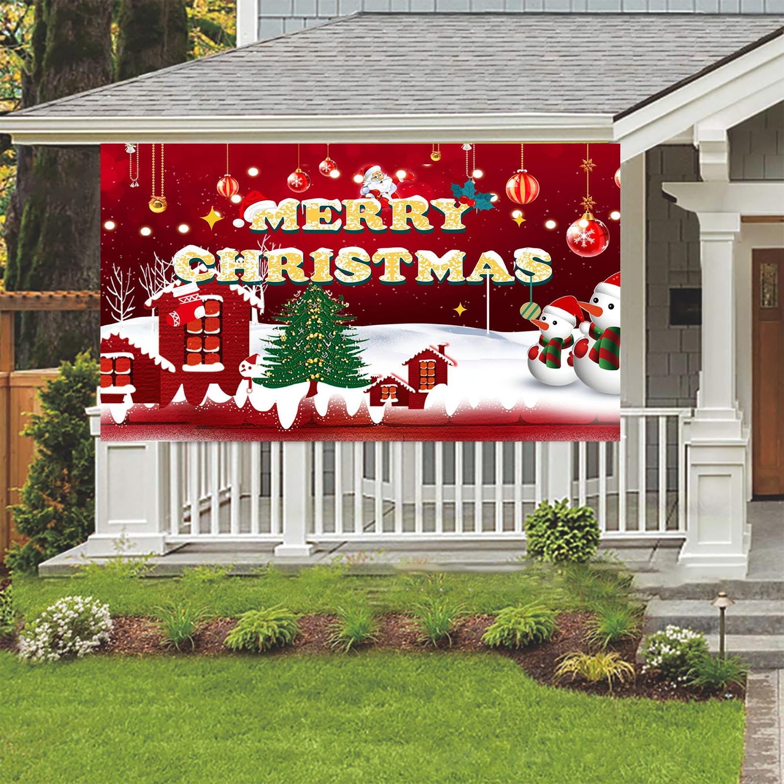 MtsDJSKF Christmas Day Christmas Tapestry Wall Hanging Xmas Winter Wall Tapestry Fabric Art
