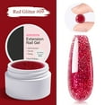 MtsDJSKF Glitter Hair Festival Nail Extension Gel Non Sticky Nail
