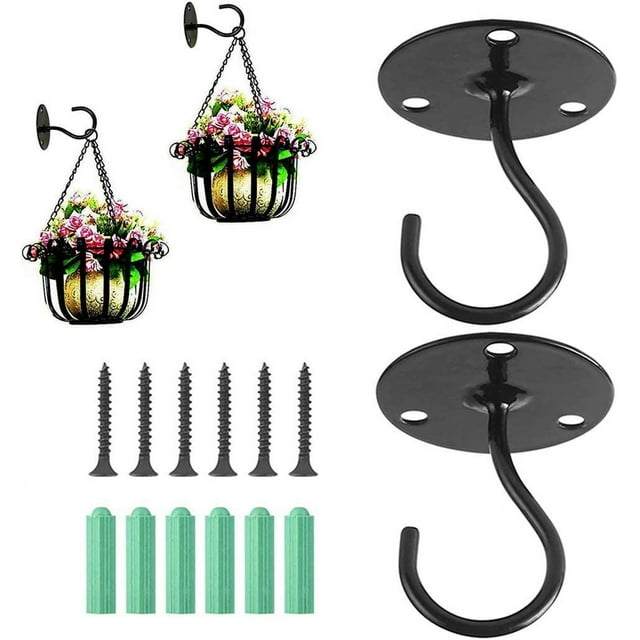 MtsDJSKF Hooks Ceiling for Hanging Plants Mounted Hook Wall for Ceiling