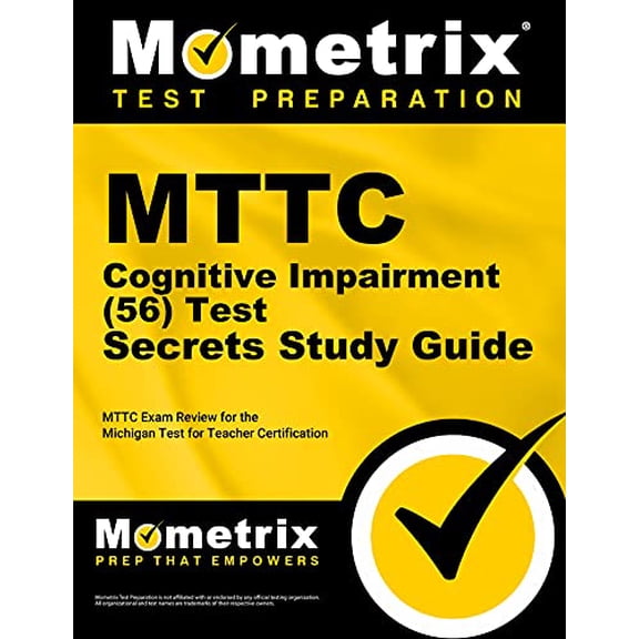 Pre-Owned Mttc Cognitive Impairment 56 Test Secrets: MTTC Exam Review for the Michigan Test for Teacher Certification Paperback