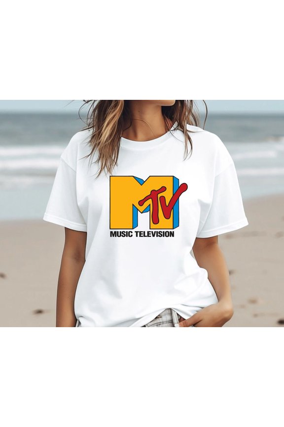 Mtv Cute Design Shirt, 90S Mtv Cool Graphic Tees, Band Tee, )0'S Party Shirt, Unisex Tee For Mtv Fun
