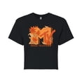 thumbnail image 1 of Mtv - Fall Florals - Juniors Cropped Graphic T-Shirt, 1 of 5