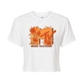 thumbnail image 1 of Mtv - Fall Florals - Juniors Cropped Graphic T-Shirt, 1 of 5