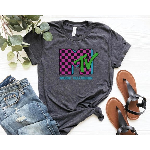Mtv Funny Design Shirt, 90S Mtv Cool Graphic Tees, Band Tee, )0'S Party Shirt, Unisex Tee For Mtv Fun
