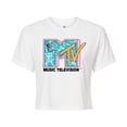 thumbnail image 1 of Mtv - Logo Pink Pool - Juniors Cropped Graphic T-Shirt, 1 of 5