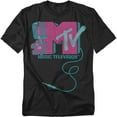 thumbnail image 1 of MTV T-Shirt Microphone Logo Unisex Graphic Tee For Men & Women, 1 of 7