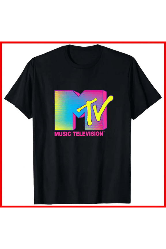 Mtv Music Television Iconic Vintage Video Network Logo Badge Unisex T-Shirt, up to size 5XL