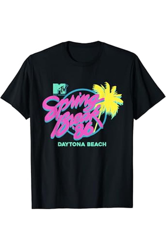 Mtv - Spring Break 86 T-Shirt Unisex S To 5Xl, Vintage Birthday Gift