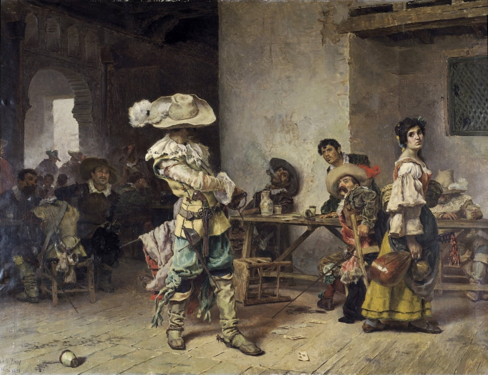 Mu??¬±oz I Degrain Antoni (1841-1924) Canvas Art - (24 x 18)