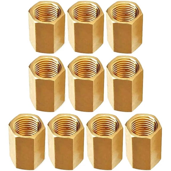 MuHize 10PC 3/16" Brake Line Fitting Kit for Ford GM Chrysler Dodge Car Truck