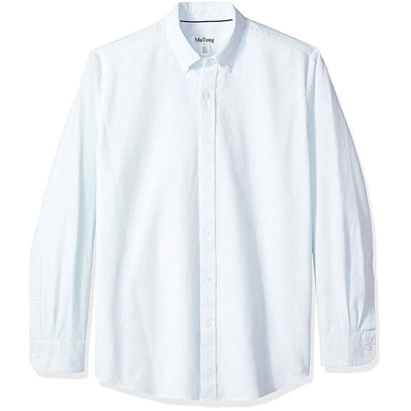 MuTong Men's Dress Shirts Long Sleeve Regular Fit Formal Shirts Business Casual Shirts