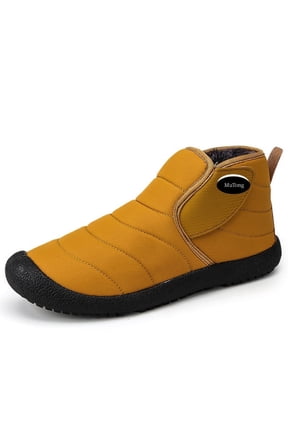 Men's Winter Snow Ankle Boots Anti-Slip Casual Lightweight Indoor Boot