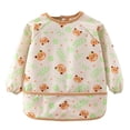 thumbnail image 1 of MuXiKeJi Baby Feeding Bibs Long Sleeved Toddler Soft Smock Coverall Protective Garment for Mealtime Care, 1 of 3