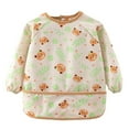 thumbnail image 1 of MuXiKeJi Baby Feeding Bibs Long Sleeved Toddler Soft Smock Coverall Protective Garment for Mealtime Care, 1 of 3