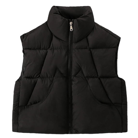 MuXiKeJi Boys Down Vest Thickened Sleeveless Jacket For Kids Outdoor Winter Wear Cold Weather Padded Garment