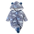 thumbnail image 1 of MuXiKeJi Boys Romper Jumpsuit Soft Everyday Wear Bodysuit Comfy Outfit For And Babies Ideal Crawling Sleeping Garment, 1 of 3