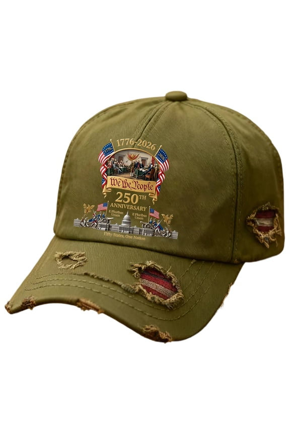 250 Anniversary USA Hat Adjustable USA 250th Hat Patriotic Retro Veteran Hat Baseball Caps
