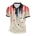 thumbnail image 1 of MuXiKeJi Clothes 250 Anniversary USA Shirt Crewneck Pullover Tops Men's Tshirts Shirts Short Sleeve T Shirt America Crew Neck Tee, 1 of 4
