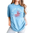 thumbnail image 1 of MuXiKeJi Clothes 250 Anniversary USA Shirt Womens 250th 3/4 Sleeve Flag Eagle Graphic American Patriotic Faith Wear Birthday T Shirt, 1 of 4