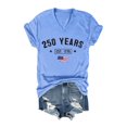 thumbnail image 1 of MuXiKeJi Clothes 250 Anniversary USA Tshirt Women USA 250th Anniversary Shirts Patriotic American Flag Eagle Tops 1776-2026 Shirt, 1 of 2