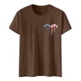 thumbnail image 1 of MuXiKeJi Clothes 250th Anniversary USA Shirt Womens 250 Years Semiquincentennial V Neck T-Shirt American Flag Graphic Tee Casual Top, 1 of 4