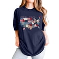 thumbnail image 1 of MuXiKeJi Clothes 250th Anniversary of The United States of America Womens T-Shirt Patriot, 1 of 4