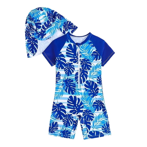 MuXiKeJi Clothes 2t Swimsuit Stretchy Beach Swimwear Boys Two Piece Swim Set Beach Bathing Suit Boys