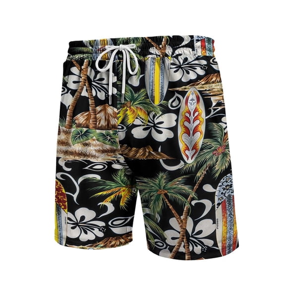 MuXiKeJi Clothes 7 Inch Men Swim Trunks with Mesh Liner Zipper Pocket Quick Dry Breathable Board Shorts for Summer Beach Pool Cruise