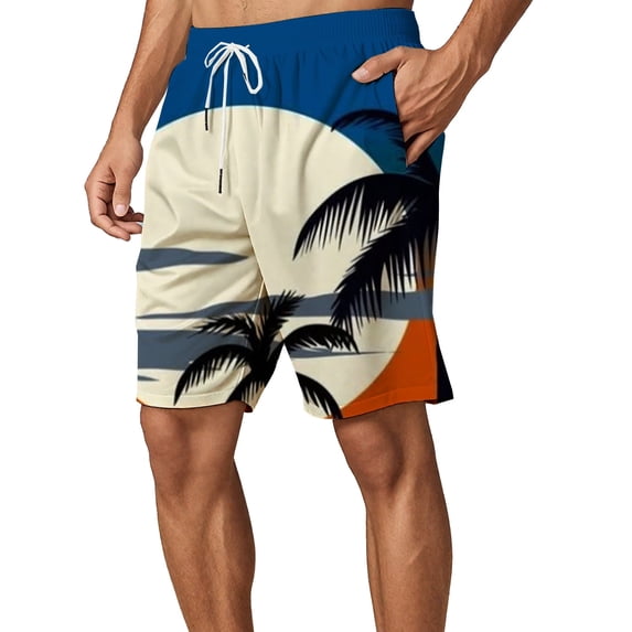 MuXiKeJi Clothes 9 Inch Men Swim Trunks with Mesh Lining Quick Dry Breathable Pockets for Summer Beach Cruise Water Park